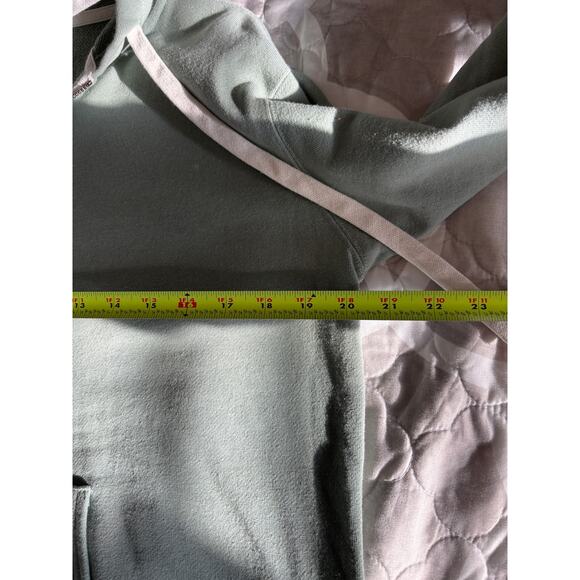 Peace Love World Green Zip Up Hoodie Sweatshirt Small - Picture 9 of 9